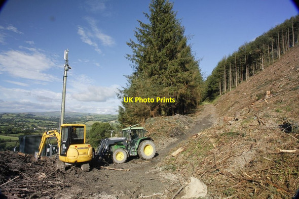 Photo 6"x4" Clearing the debris Hundred House c2012
