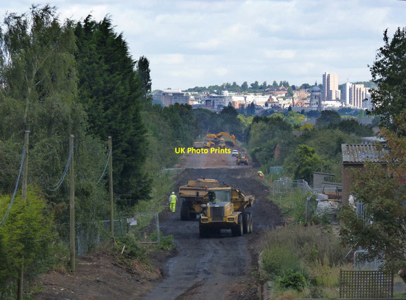 Photo 6"x4" Clearing the embankment West Bridgford c2012