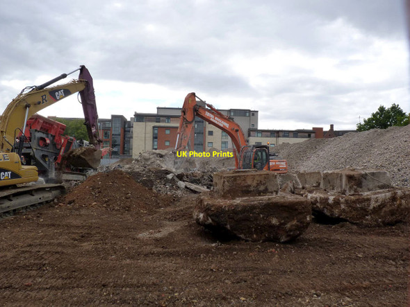 Photo 6"x4" Final demolition work, Beeston Car Park  Beeston\/SK5236 c2012