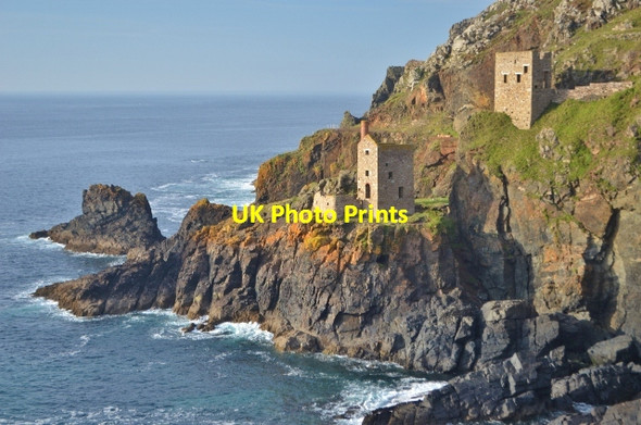 Photo 6"x4" Bottallack Mine Boscean c2012