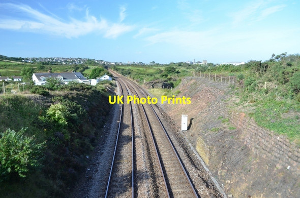 Photo 6"x4" Railway to Penzance Camborne c2012