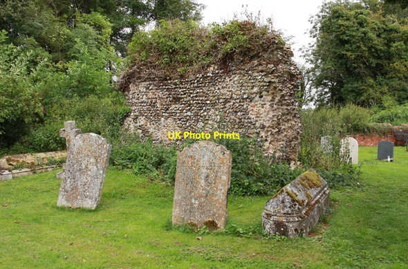 Photo 6"x4" St Mary, Lidgate - Ruin Lidgate\/TL7257 c2012