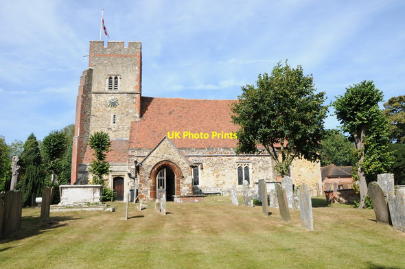 Photo 6"x4" Ightham church Ightham c2012