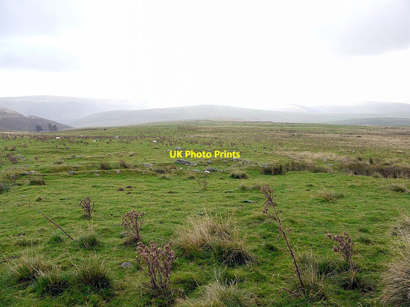 Photo 6"x4" Site of deserted medieval village of Hartside Linhope\/NT9616 c2012