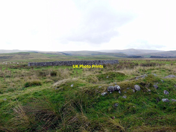 Photo 6"x4" Remains of corn-drying kiln, Hartside deserted medieval village Linhope\/NT9616 c2012