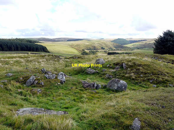 Photo 6"x4" East gateway of 'Western Fort', Grieve's Ash Linhope\/NT9616 c2012