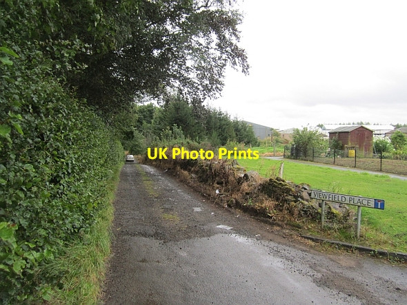 Photo 6"x4" Road to Burnbrae Burrelton c2012