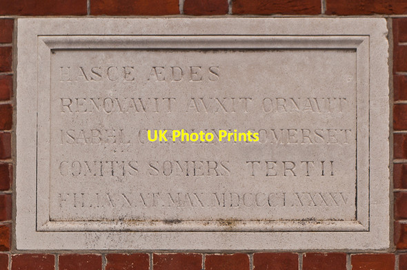 Photo 6"x4" Plaque, Reigate Priory Reigate c2012