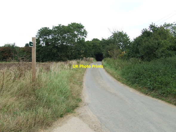 Photo 6"x4" Clink Hill Heckfield Green c2012