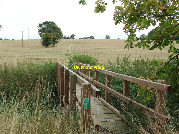 Photo 6"x4" Footbridge And Path Denham\/TM1974 c2012