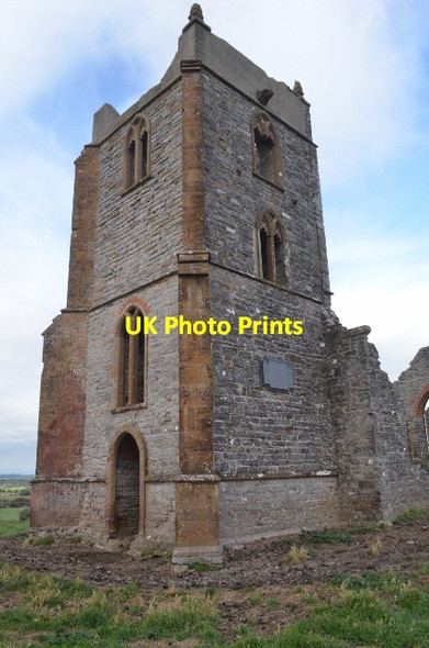 Photo 6"x4" Burrow Mump Church Burrowbridge\/ST3530 c2012
