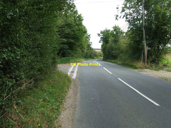 Photo 6"x4" The B1117 Horham c2012