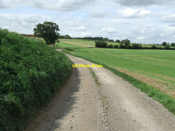 Photo 6"x4" Farm Track Denham\/TM1974 c2012