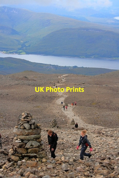 Photo 6"x4" The Tourist Path up The Ben Ben Nevis c2012