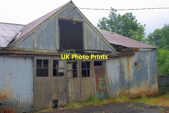 Photo 6"x4" Derelict Garage Lochearnhead c2012