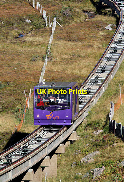 Photo 6"x4" The Cairngorm Funicular Railway White Lady Shieling c2012