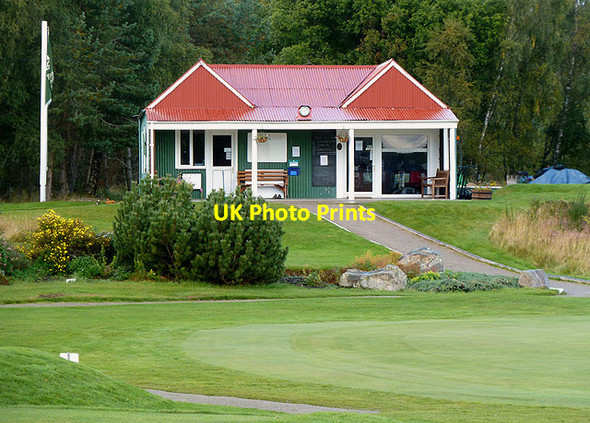 Photo 6"x4" The clubhouse at Carrbridge Golf Course Carrbridge \/ Drochaid Ch\u00e0rr c2012