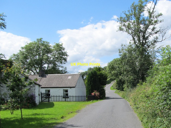 Photo 6"x4" View west towards the cross roads with the R191 Madabawn c2012