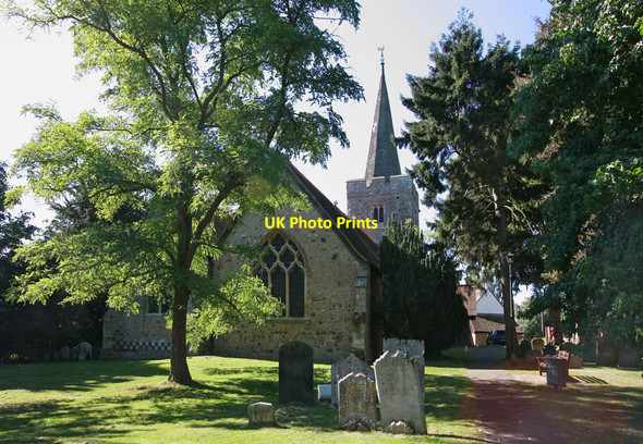 Photo 6"x4" St Mary Magdalene, Great Burstead Billericay c2012