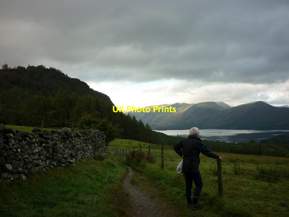 Photo 6"x4" The path leading to Great Wood Keswick\/NY2623 c2012