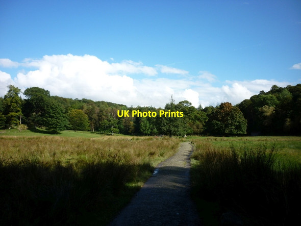 Photo 6"x4" The path across The Park Keswick\/NY2623 c2012