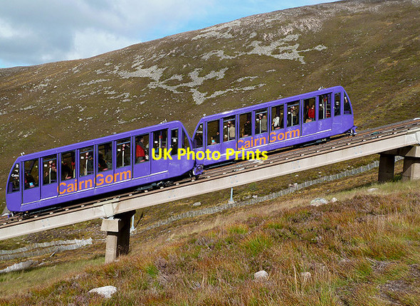 Photo 6"x4" The Cairngorm Funicular Railway White Lady Shieling c2012