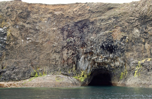 Photo 6"x4" Sea cave by Dun Mor A' Chill c2008