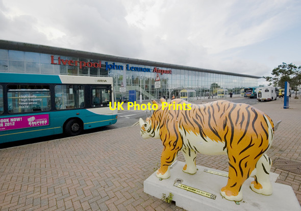Photo 6"x4" Liverpool Airport terminal Speke c2012