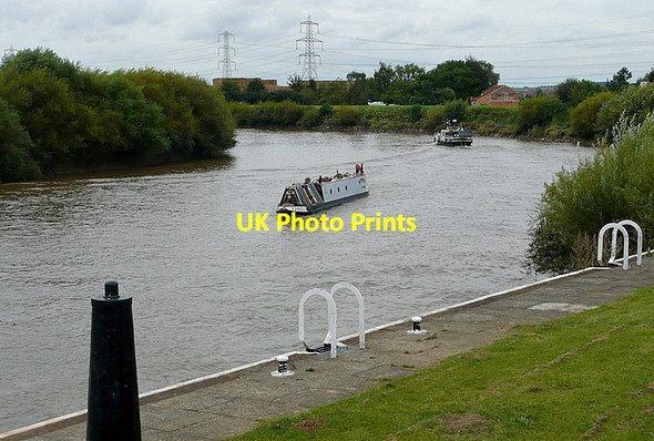 Photo 6"x4" Approaching Stockwith Lock - method 1 East Stockwith c2012