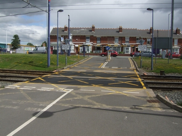 Photo 6"x4" Exit from Priestfield Metro Stop car park Wolverhampton c2008