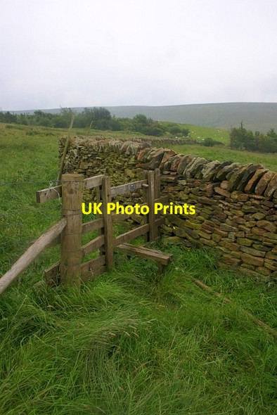 Photo 6"x4" Stile near Coldwell Clough Chinley Head c2012