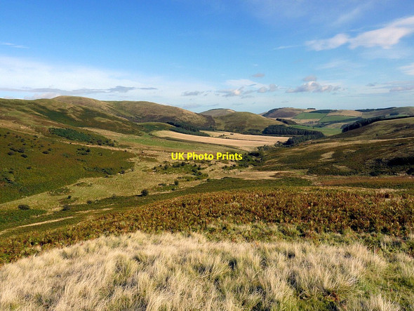 Photo 6"x4" Valley east of Mid Hill Westnewton\/NT9030 c2012