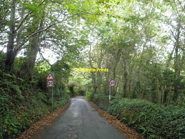 Photo 6"x4" Descending Hooe Hill a 30mph sign Hooe\/SX5052 c2012