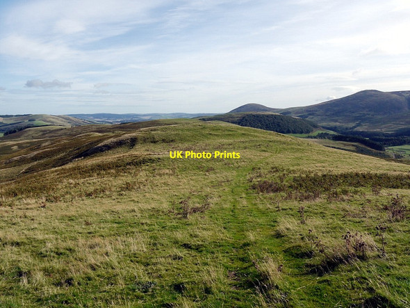 Photo 6"x4" Prehistoric settlement site east of Laddies Knowe Westnewton\/NT9030 c2012