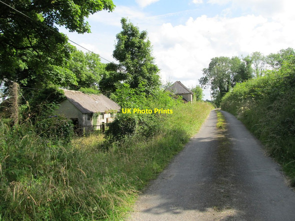 Photo 6"x4" Former farm house on a minor road in the Townland of Drumgill Madabawn c2012
