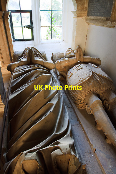 Photo 6"x4" St Edward's church, Goathurst - monument to Sir Nicholas Halswell (2) detail Goathurst c2012