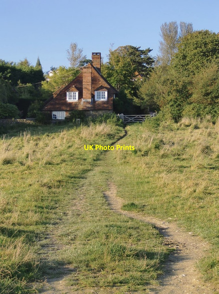 Photo 6"x4" View towards Barn House Lane from the Brooks Pulborough c2012
