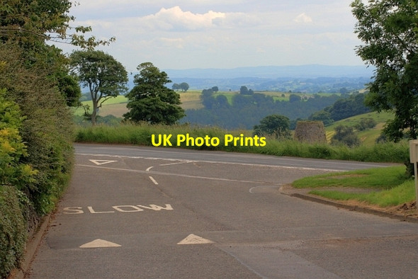 Photo 6"x4" Road Junction Carsington c2012