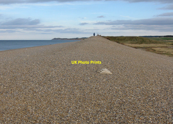 Photo 6"x4" Lone figure at Gramborough Hill Salthouse\/TG0743 c2012