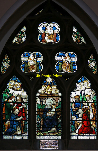Photo 6"x4" St Edward the Confessor, Market Place, Romford - Stained glass window Romford\/TQ5289 c2012
