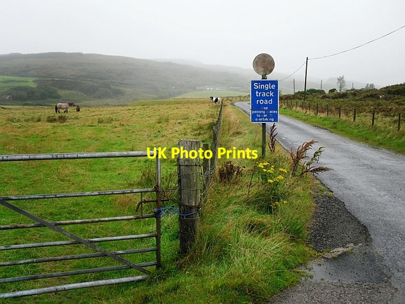 Photo 6"x4" B8001 heading northwest from Claonaig ferry terminal Claonaig c2012
