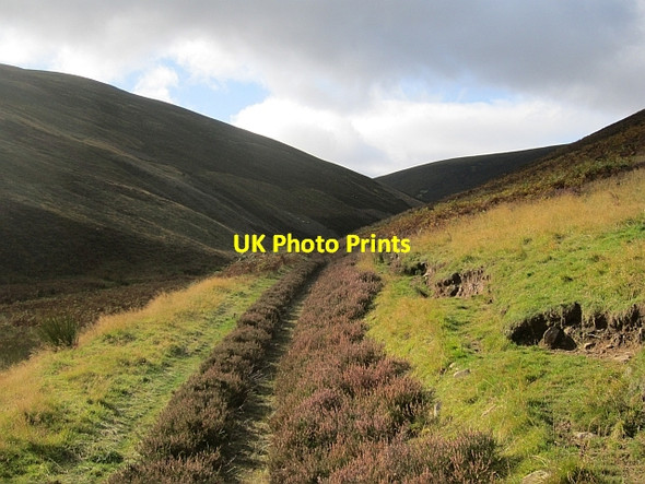 Photo 6"x4" The Glen Sax track Hundleshope c2012