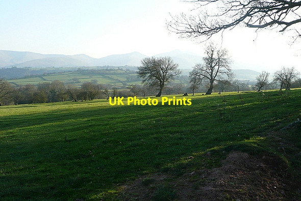 Photo 6"x4" View from the bridleway Brecon\/Aberhonddu c2012