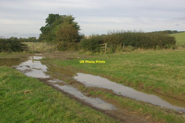 Photo 6"x4" Track to the Oxford Canal Priors Hardwick c2012