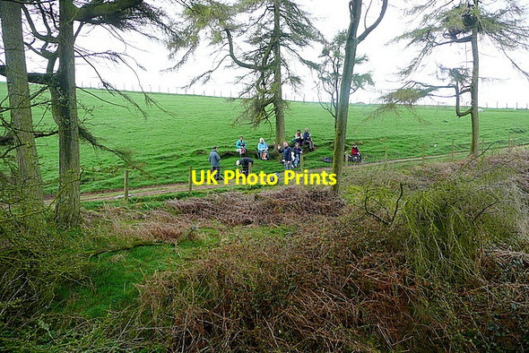 Photo 6"x4" Coffee stop above Oare Malmsmead c2012