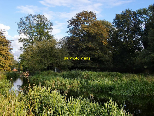 Photo 6"x4" The Longford River, upstream from Bushy Park Water Gardens Teddington\/TQ1670 c2012