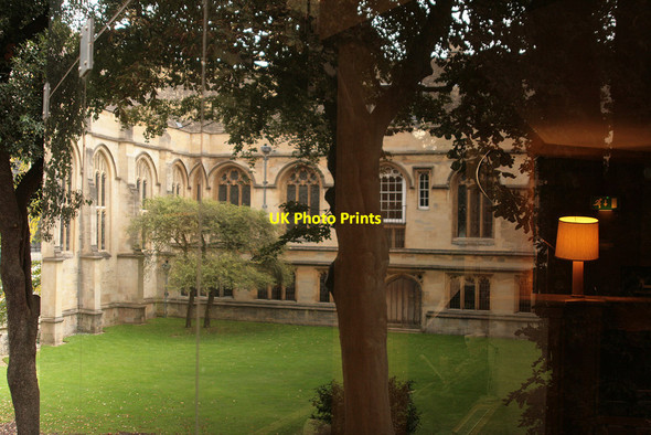Photo 6"x4" Wadham College Library reflections Oxford\/SP5106 c2012