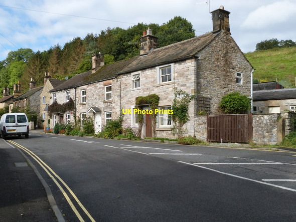 Photo 6"x4" Cottages in Buxton Road, Ashford in the Water Bakewell c2012