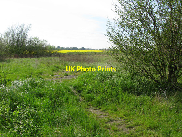Photo 6"x4" View from bridleway alongside the A256 Sandwich c2012