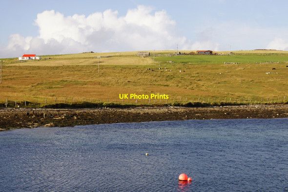 Photo 6"x4" Toft from Tofts Voe Pier Booth of Toft\/HU4376 c2012